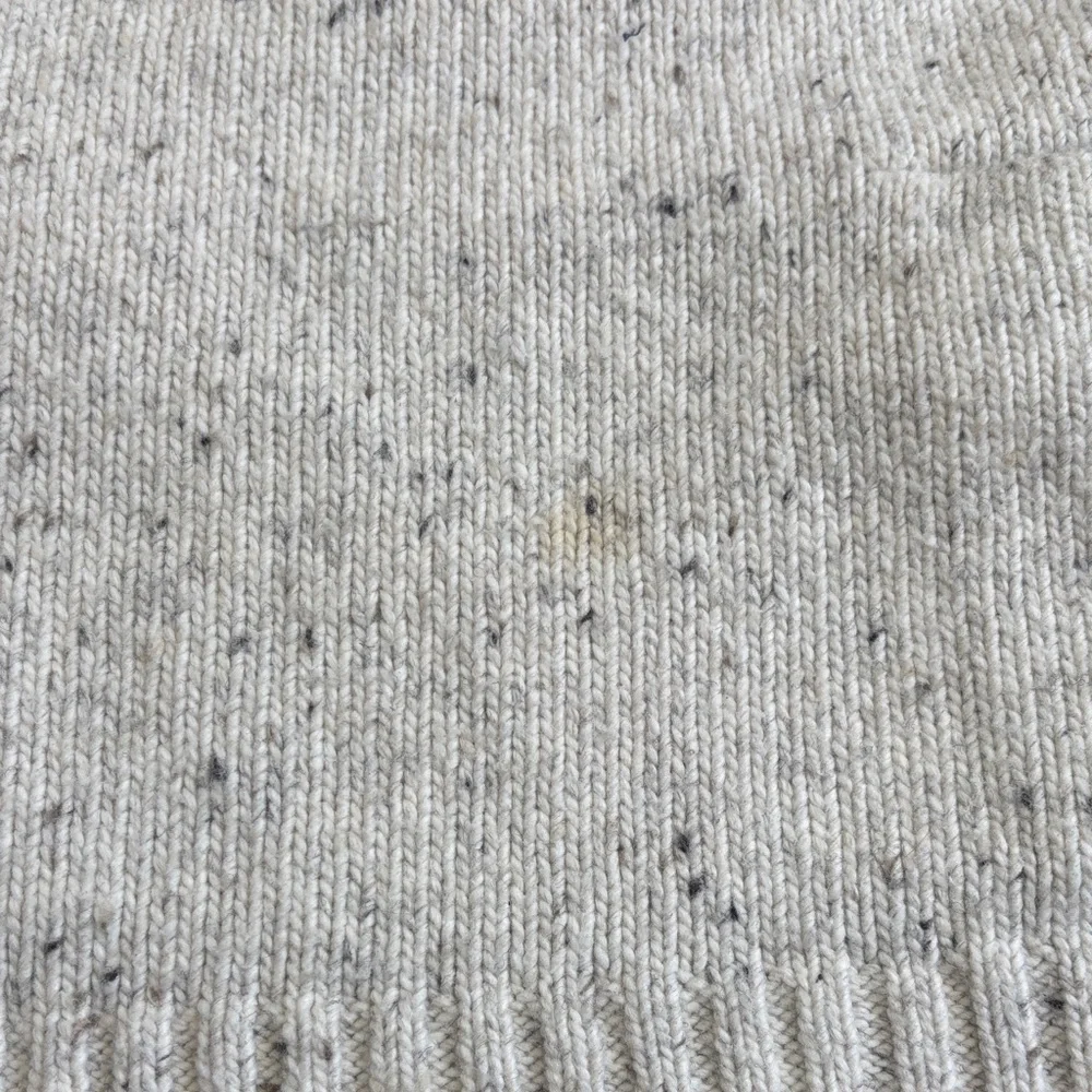 J. Jill Speckled Cream Mock Neck Sweater
